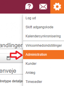 Tandhjul administration