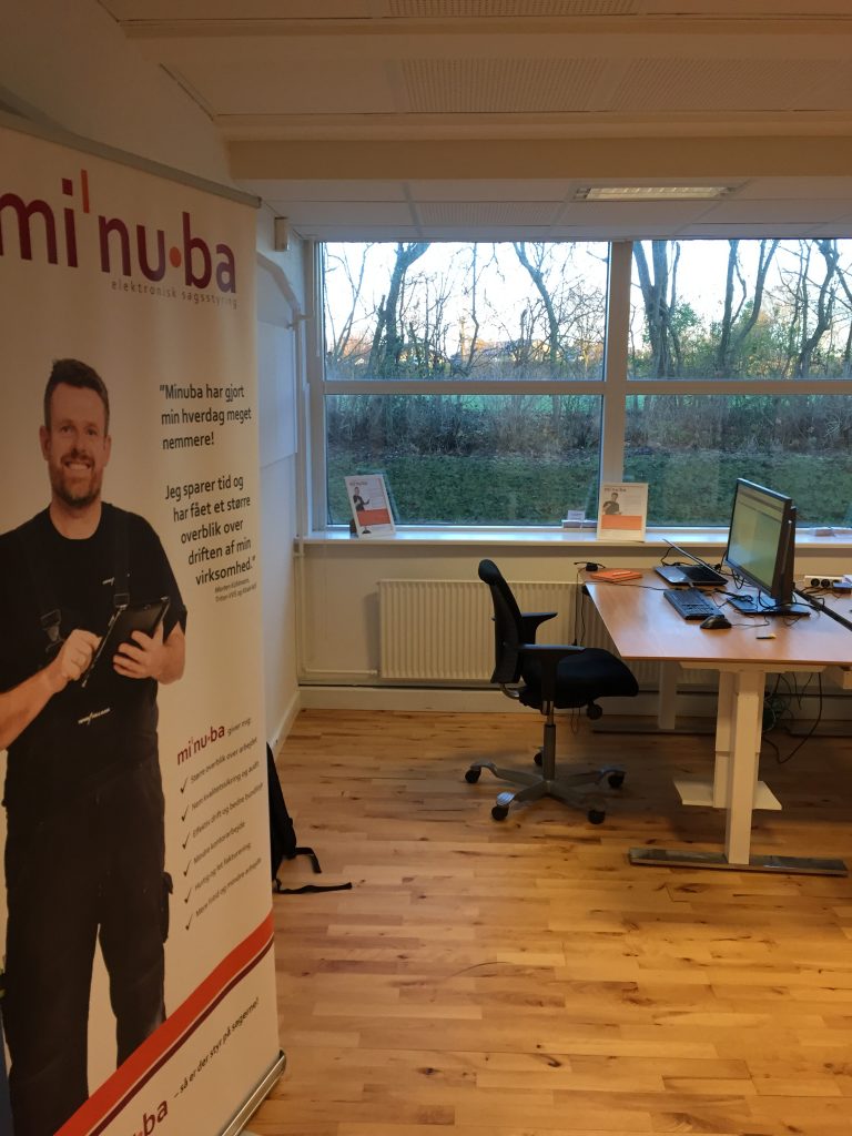 Minuba kontor Nyt Minuba kontor i Århus