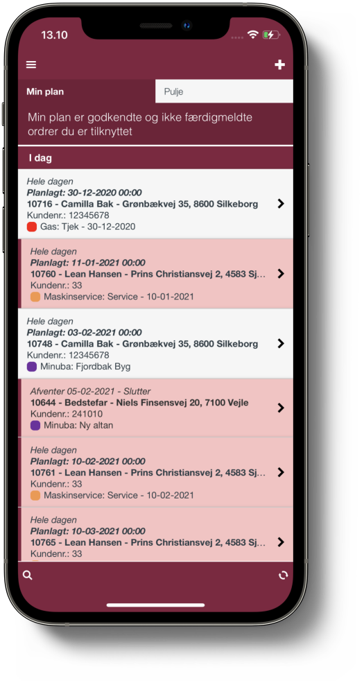Min plan Overskuelig opgavestyring til håndværkere